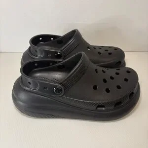 CROCS | Shoes | Crocs Classic Crush Clog Black Men 6 Womens 
